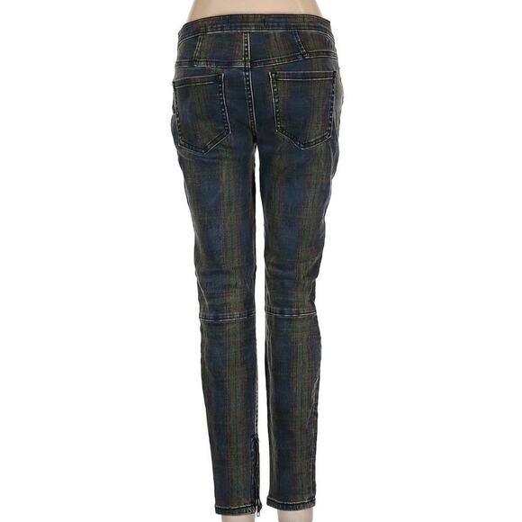 Free People Retro Stripe Skinny Jeans - Picture 3 of 9